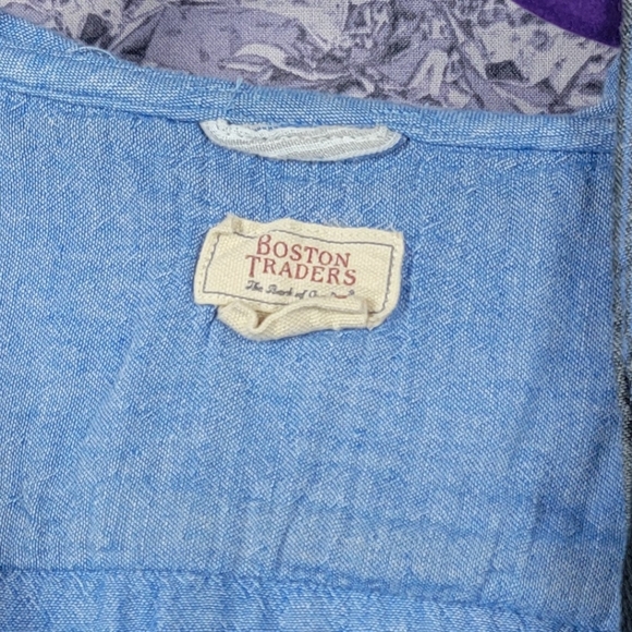 Boston Traders Blue Striped Button Down - Picture 6 of 6